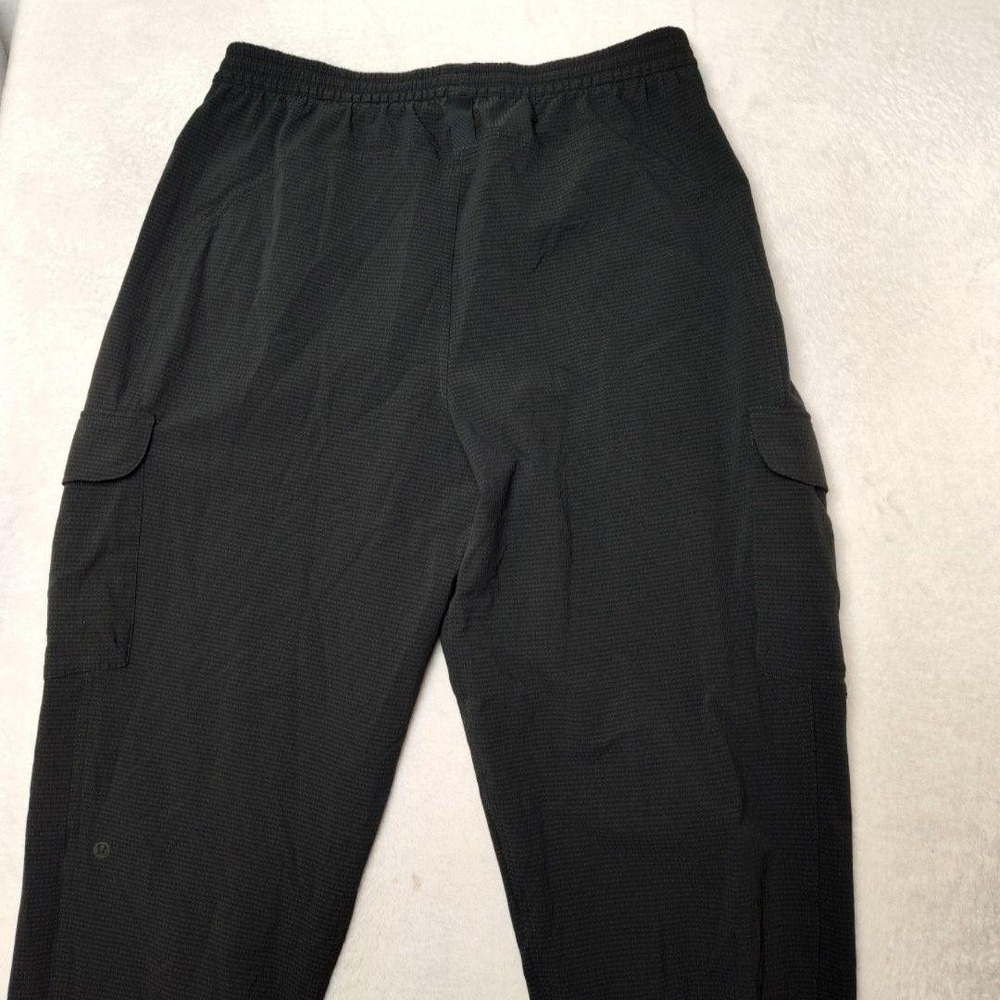 Lululemon Pants Womens 10 Black Jogger Cargo Wunder High Rise Training LW5GDES - Picture 5 of 13